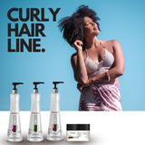 Curly hair line - 4 Steps Curly Line - Black Multi Rizos SET - Modeled, disciplined, hydrated curls, controlled volume and reduced frizz.