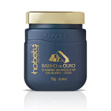 GOLD MASK - BAÑO DE ORO CONDITIONER / MASK - 750g - FOR ALL HAIR TYPES, WITH HYALURONIC ACID, HYDROLYZED KERATIN FOR INSTANT STRAND REPAIR.