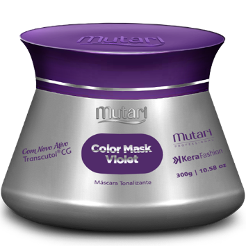 COLOR MASK VIOLET - Specially developed to neutralize the golden reflections of the threads