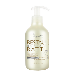 Restauratti Fiber Restorer ONLY - (SIZE: 10.58fl oz) It acts directly on the hair fiber, strengthening it and restoring it from the aggressions caused by chemical processes.