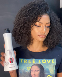 Curly hair line / Curly Activator 500ml / 17oz - Model and discipline curls, control reduced volume and frizz.