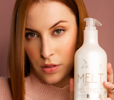 Melt Up Set 2 steps - For oily hair sensitized by chemical processes. For dyed and bleached hair. It provides hair fiber recovery, smoothness, frizz reduction and shine.