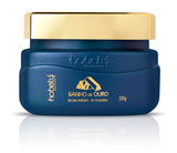 Gold Mask - Baño de Oro Conditioner / Mask  - 300g - 10.58oz - For all hair types, with hyaluronic acid, hydrolyzed keratin for instant strand repair.