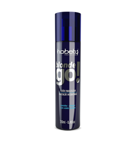 Blonde Go - 250ML / 6.76floz - For blonde and gray hair. Thermo-protection, nutrition, fluid to neutralize yellowish tones. BEST SELLER.