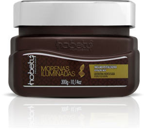 Brown Color Conditioner / Mask - Brunette with highlights - Brown with copper shine 300g / 10.5 oz - For brown hair with highlights, highlights or copper balayage.