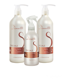 Speciale Professional Set - For all hair types. RESTARTING FIBER Treatment - The Line restores its original properties to the hair - allowing new treatments to be carried out and to be absorbed and executed without interference from previous chemicals.