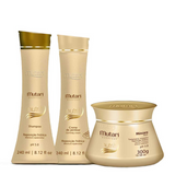 Nutrit Set 3 Steps (Shampoo + Mask + Leave in)- Hydration with macadamia and crambe oil, line recommended for all types of hair, especially dull and dry hair.
