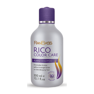 RICO COLOR CARE PURPLE - ANTI YELLOW SHAMPOO 300ML- LINE WAS DEVELOPED FOR BLONDE, BLEACHED, STREAKED OR GRAY HAIR.