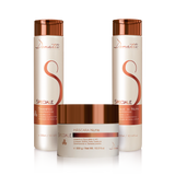 Speciale Maintenance line - For Bleached, dry dull damaged hair. Restores Strength, Softness & Shine. Provides hair fiber recovery after chemical processes, dyes and highlights.