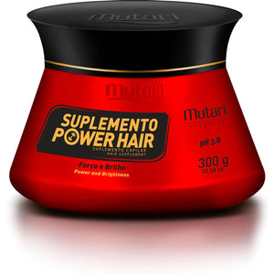 Power Hair Conditioner - Mask 300g / 10.58oz - Repair the hair fiber promoting sealing of cuticles and smoothness.