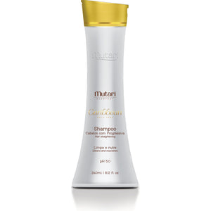 Caribbean Shampoo 300ml/ 10.58fl oz - SULFATE FREE - It provides vitamins and fatty acids that nourish and give health, shine and strength. Replenish the hair mass, ideal for after bleaching, keratin and botox.